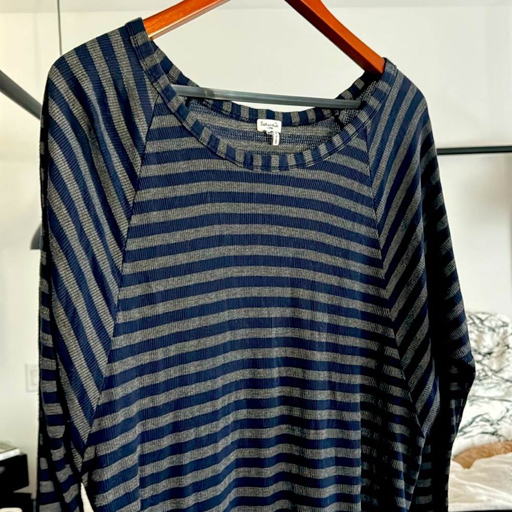Striped long sleeve shirt by Splendid
